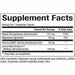 Natural Factors Stress-Relax Mind Retreat 60 veg capsules supplement facts label