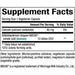 Natural Factors TravelBiotic 10 Billion 60 veg capsules supplement facts label