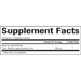 Natural Factors WellBetX Berberine 500 mg supplement facts label