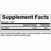Natural Factors Zinc Citrate 15 mg 90 tablets supplement facts label