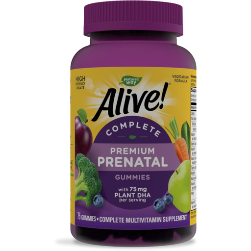 Nature's Way Alive! Prenatal Gummy, 75 gummies, front of bottle