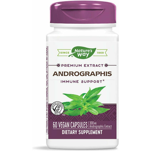 Nature's Way Andrographis, 60 vegetarian capsules, front of bottle