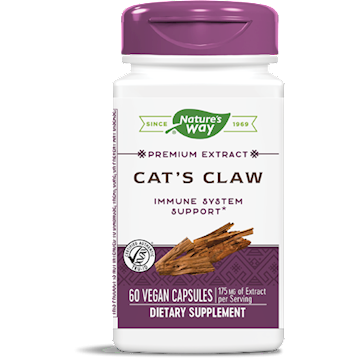 Nature's Way Cat's Claw, 60 capsules, front of bottle
