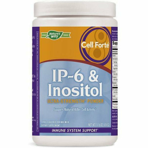 Nature's Way Cell Forte with IP-6 & Inositol (powder), 14.6 oz, front of jar