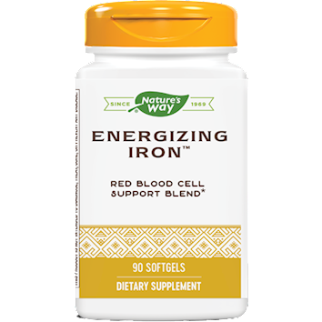 Nature's Way Energizing Iron, 90 softgels, front of bottle