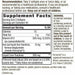 Nature's Way Energizing Iron 90 softgels supplement facts label