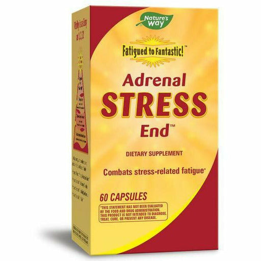 Nature's Way Fatigued/Fantastic Adrenal Stress, 60 capsules, front of box