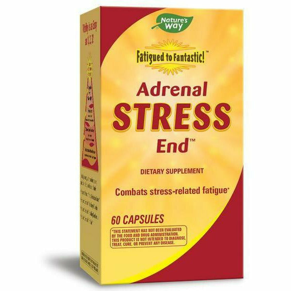 Nature's Way Fatigued/Fantastic Adrenal Stress, 60 capsules, front of box