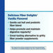 Nature's Way Fiber Delights Vanilla 60 chewables label information panel