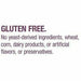 Nature's Way Hem-Care 90 capsules allergen information panel