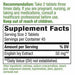 Nature's Way Ivy Extract 50 mg 90 tablets supplement facts label