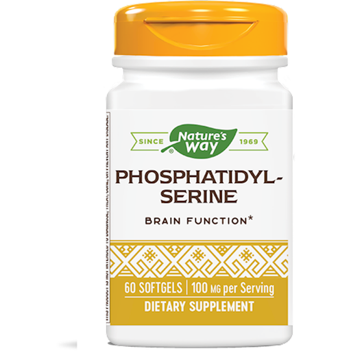Nature's Way Phosphatidyl Serine 100 mg, 60 softgels, front of bottle