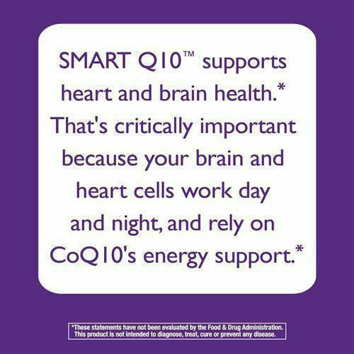 Nature's Way SMART Q10 CoQ10 Orange Creme 100 mg 30 chewables label information panel 2