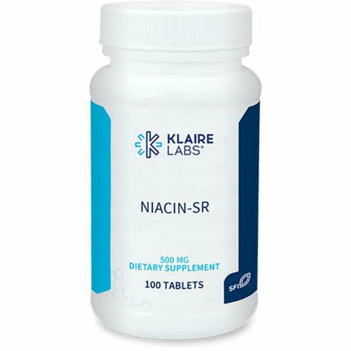Klaire Labs, Niacin-SR 500 mg 100 tabs
