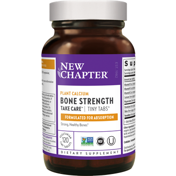 New Chapter Bone Strength Take Care, 120 tiny tablets, front of bottle