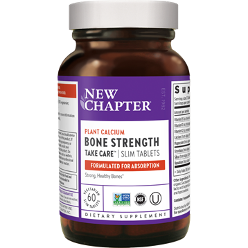New Chapter Bone Strength Take Care, 60 tablets, front of bottle