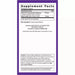 New Chapter Elderberry Force 335 mg 30 veg capsules supplement facts label