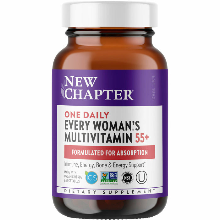 New Chapter Every Woman's One Daily 55+ Multivitamin, front of bottle