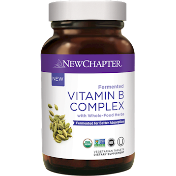 New Chapter Fermented Vitamin B Complex, 30 tablets, front of bottle