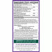 New Chapter Women's 40+ Advanced Multivitamin 96 tablets supplement facts label, second view