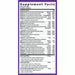New Chapter Women's 40+ Advanced Multivitamin 96 tablets supplement facts label