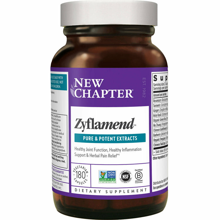 New Chapter Zyflamend, 180 veg capsules, front of bottle