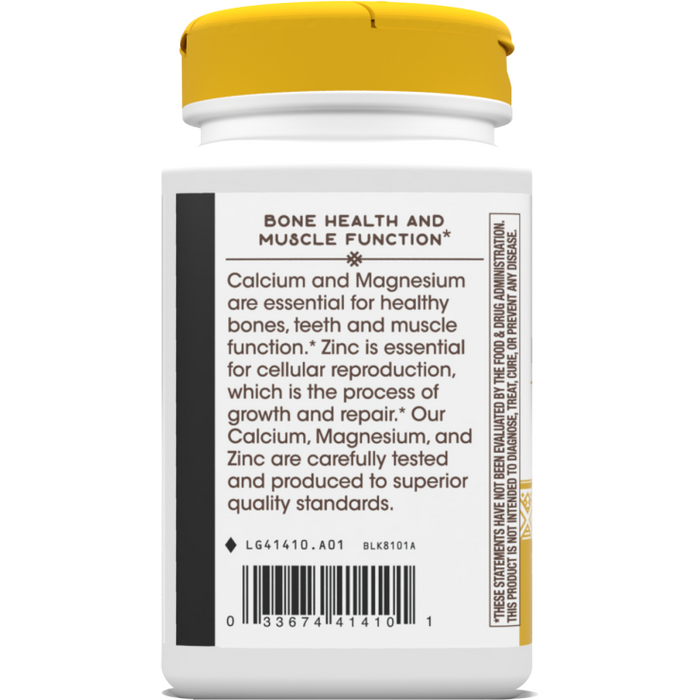 Calcium Magnesium & Zinc 100 caps by Nature's Way Barcode