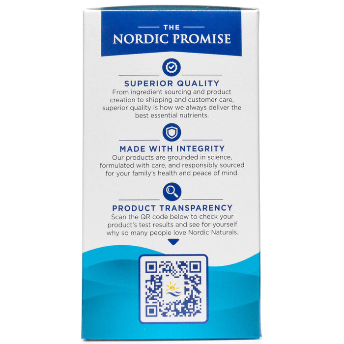 Nordic Naturals, Algae Omega 120 soft gels Highlights Label