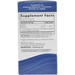 Nordic Naturals Magnesium Complex 90 capsules supplement facts label