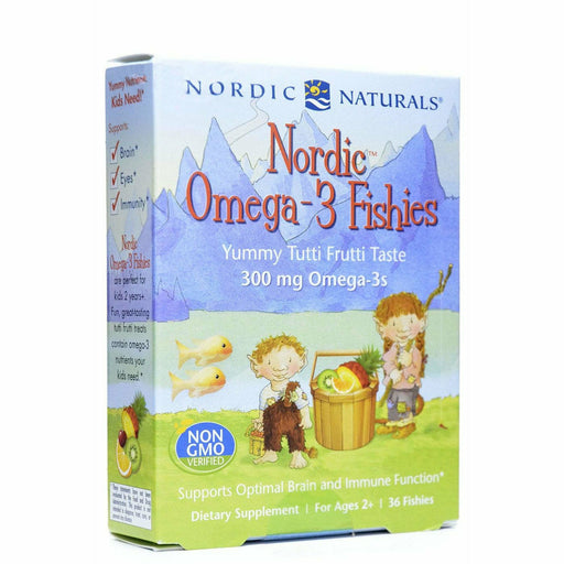 Nordic Naturals Nordic Omega-3 Fishies, 36 chews, front of bottle