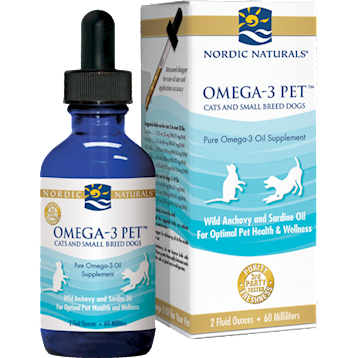 Nordic Naturals Omega-3 Pet, 2 fl oz, front of dropper bottle