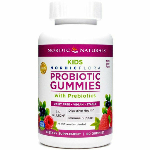 Nordic Naturals Probiotic Kids, 60 gummies, front of bottle