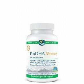 Nordic Naturals ProDHA Memory, 60 softgels, front of bottle