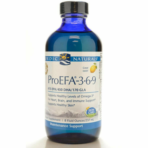 Nordic Naturals ProEFA 3-6-9 Liquid Lemon, 8 fl oz, front of bottle