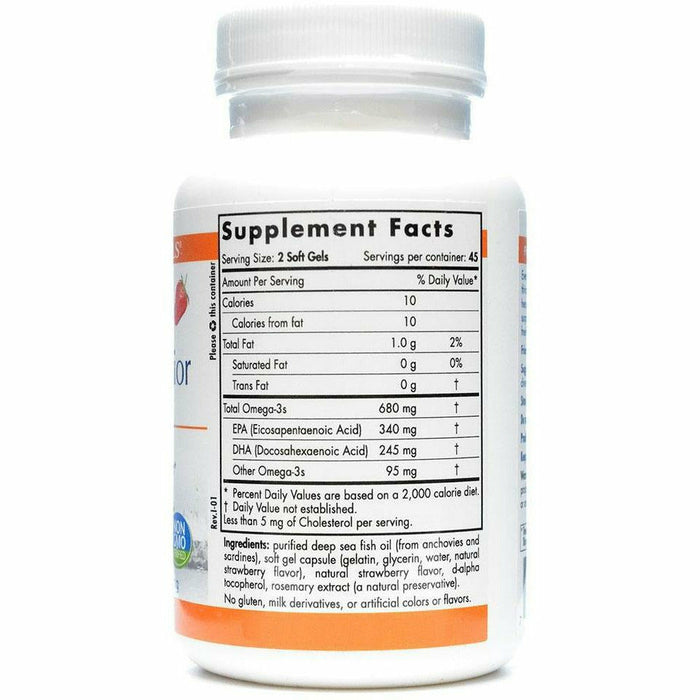 Front product image of ProOmega Junior 340EPA/245DHA 500mg 90 gel by Nordic Naturals