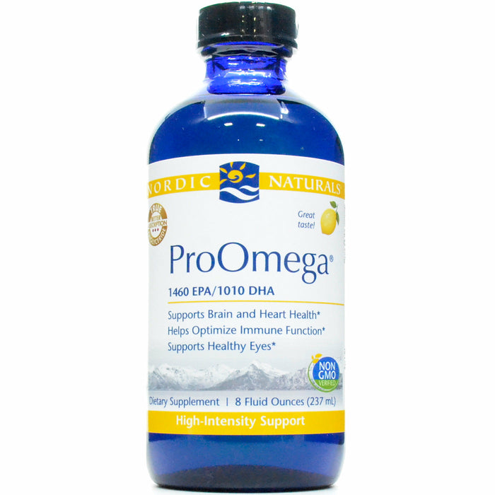 Nordic Naturals ProOmega Lemon, 8 fl oz, front of bottle