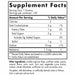 Nordic Naturals Zero Sugar Melatonin Gummies 1.5 mg 120 gummies supplement facts label