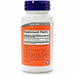 NOW 5-HTP 100 mg 60 veg capsules supplement facts label