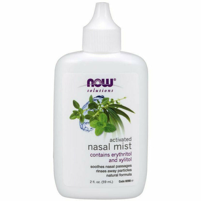 NOW Activated Nasal Mist, 2 oz, front of spray bottle