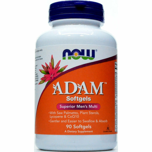 NOW Adam Men's Multi, 90 softgels, front of bottle