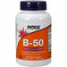 NOW B-50, 100 capsules, front of bottle