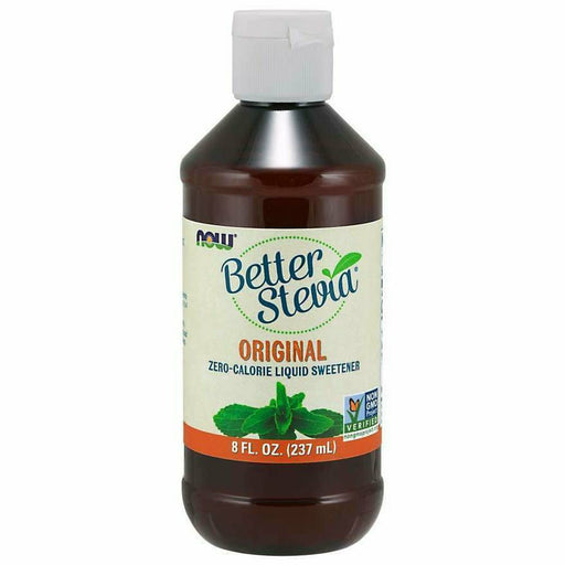 NOW Better Stevia Alcohol, 8 oz, front of bottle