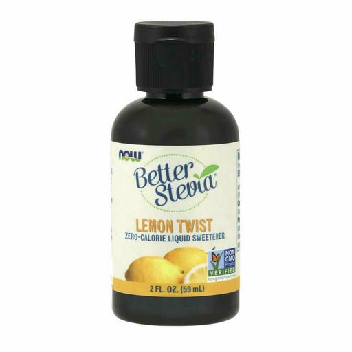 NOW Better Stevia Lemon Twist, 2 oz, front of bottle