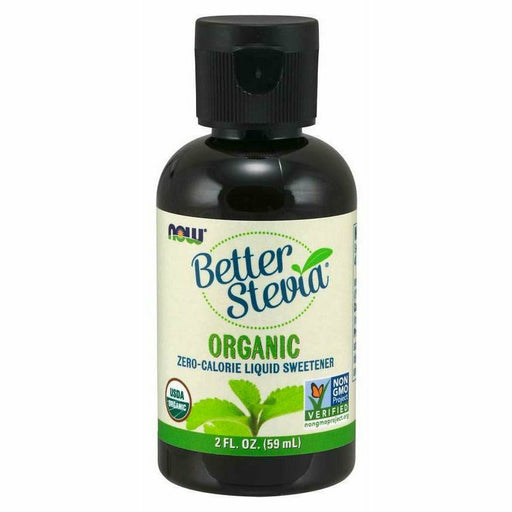 NOW Better Stevia Organic, 2 oz, front of bottle
