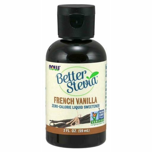 NOW Better Stevia Vanilla, 2 oz, front of bottle