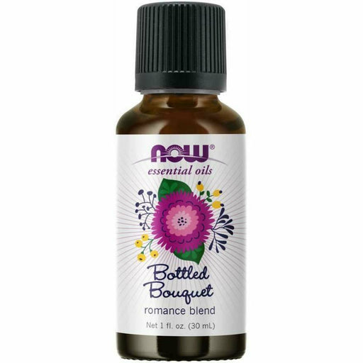 NOW Bottled Bouquet Oil Blend, 1 fl oz, front of bottle