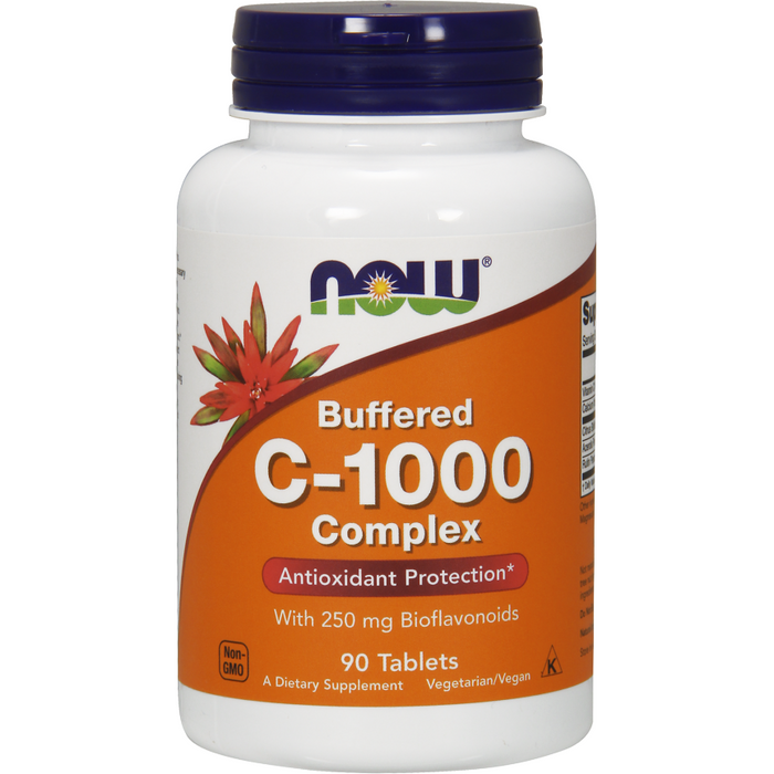 NOW C-1000 (Buffered C), 90 tablets, front of bottle