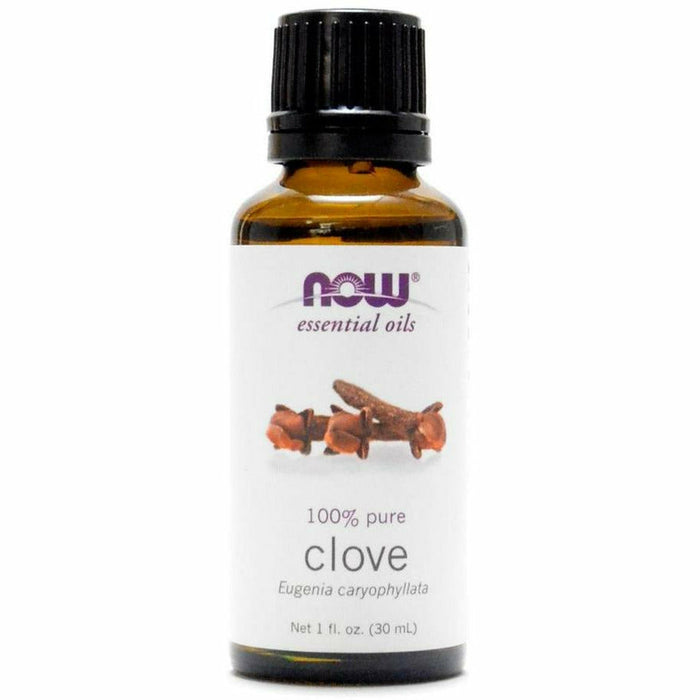 NOW Clove Oil, 1 oz, front of bottle