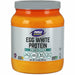 NOW Eggwhite Protein, 1.2 lb, front of jar