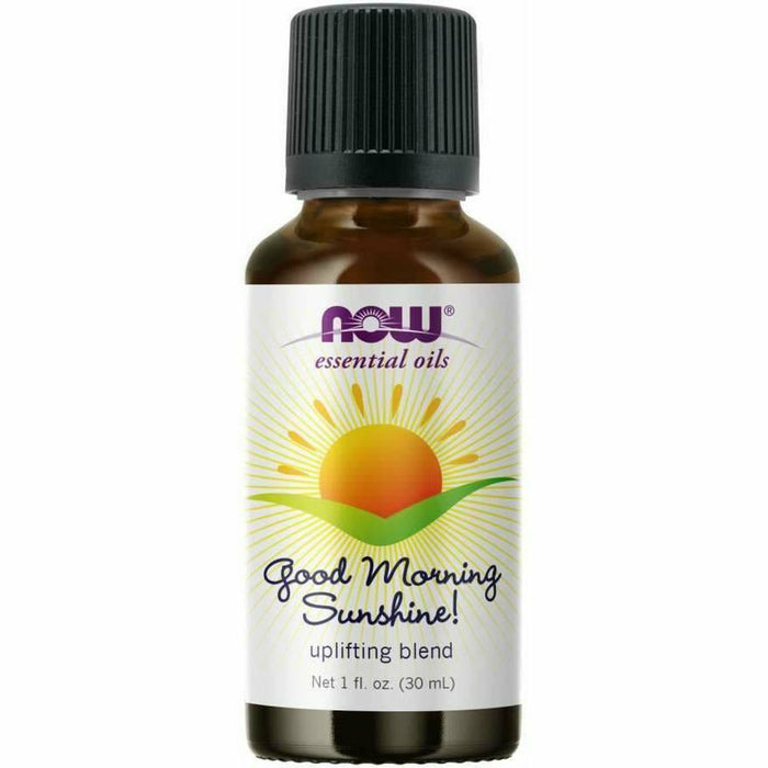 NOW Good Morning Sunshine Oil Blend, 1 fl oz, front of bottle